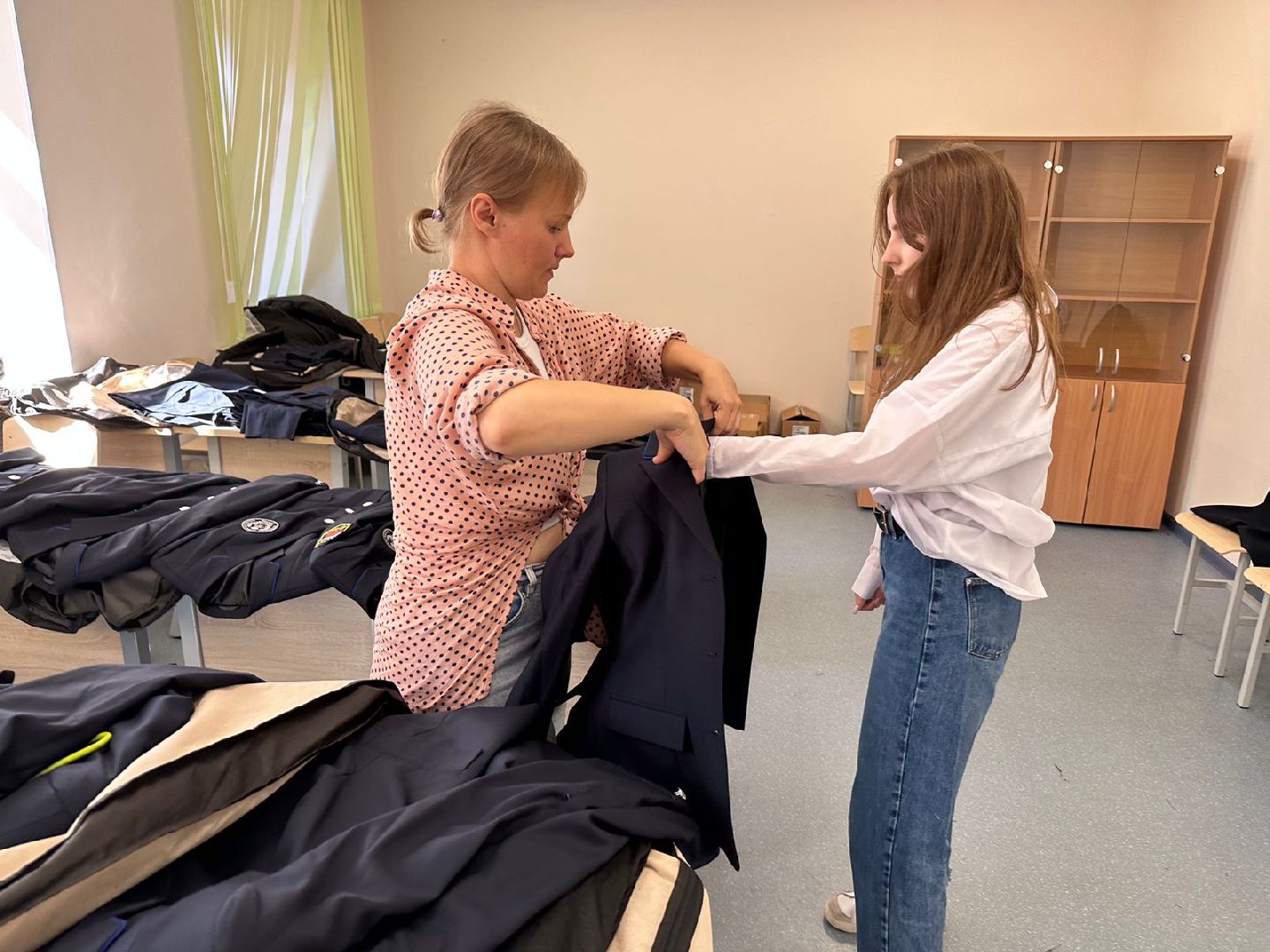 Швейное производство, комплект одежды для студентов, колледж юстиции, наро-фоминск,