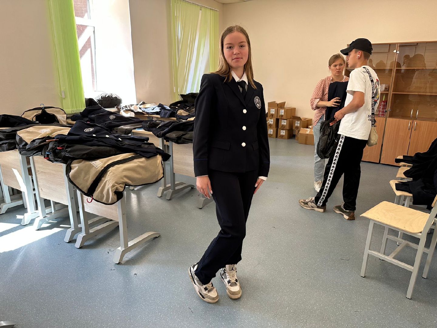 Швейное производство, комплект одежды для студентов, колледж юстиции, наро-фоминск,