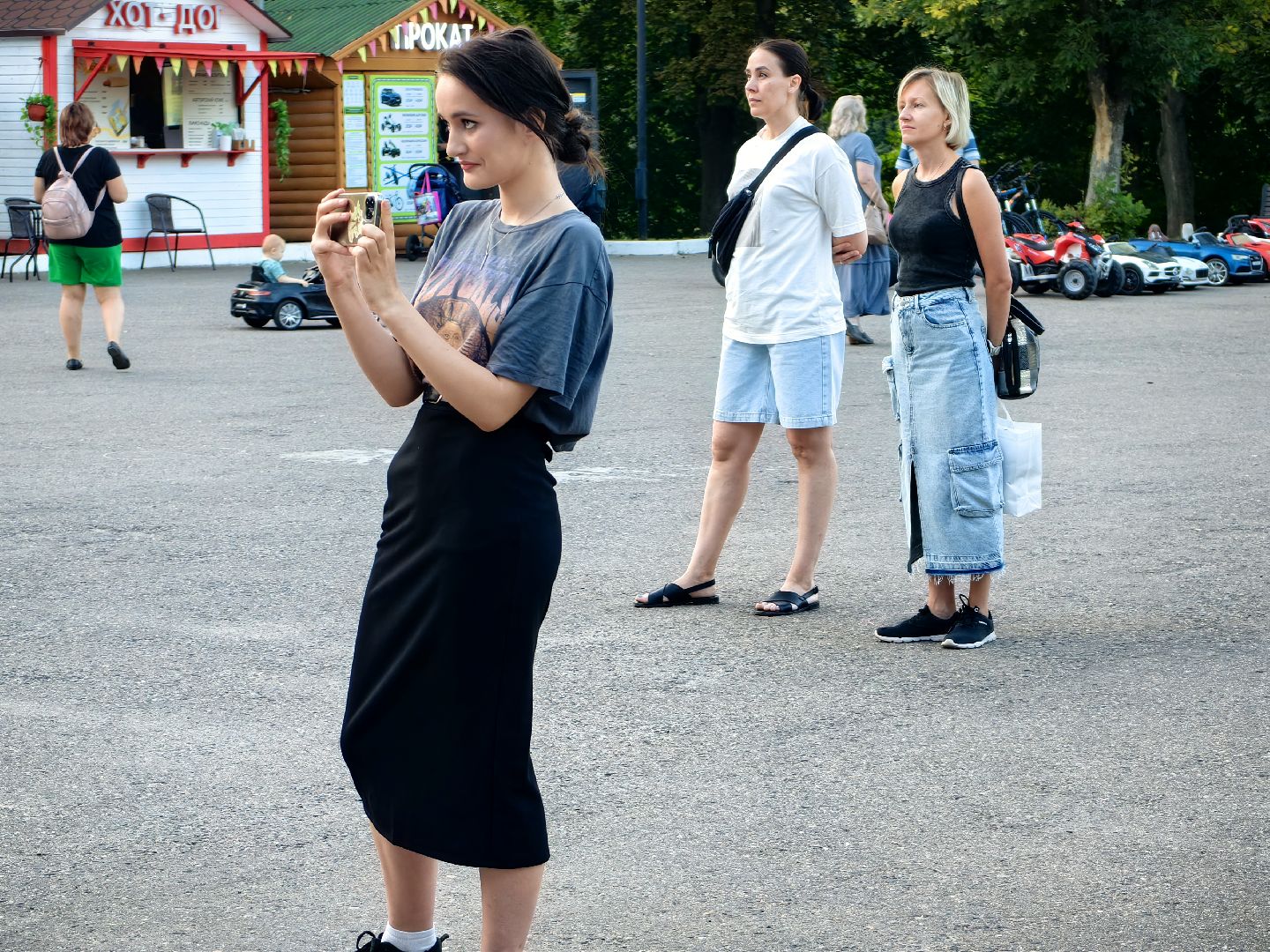 Концерт, ансамбль, театр, парк, атмосфера