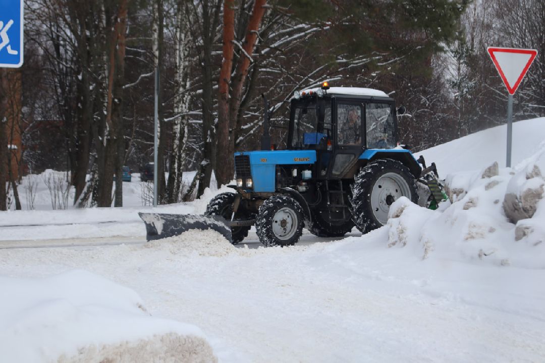 Пущино, уборка дорог, ЖКХ