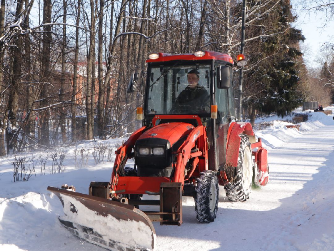 Пущино, уборка дорог, ЖКХ