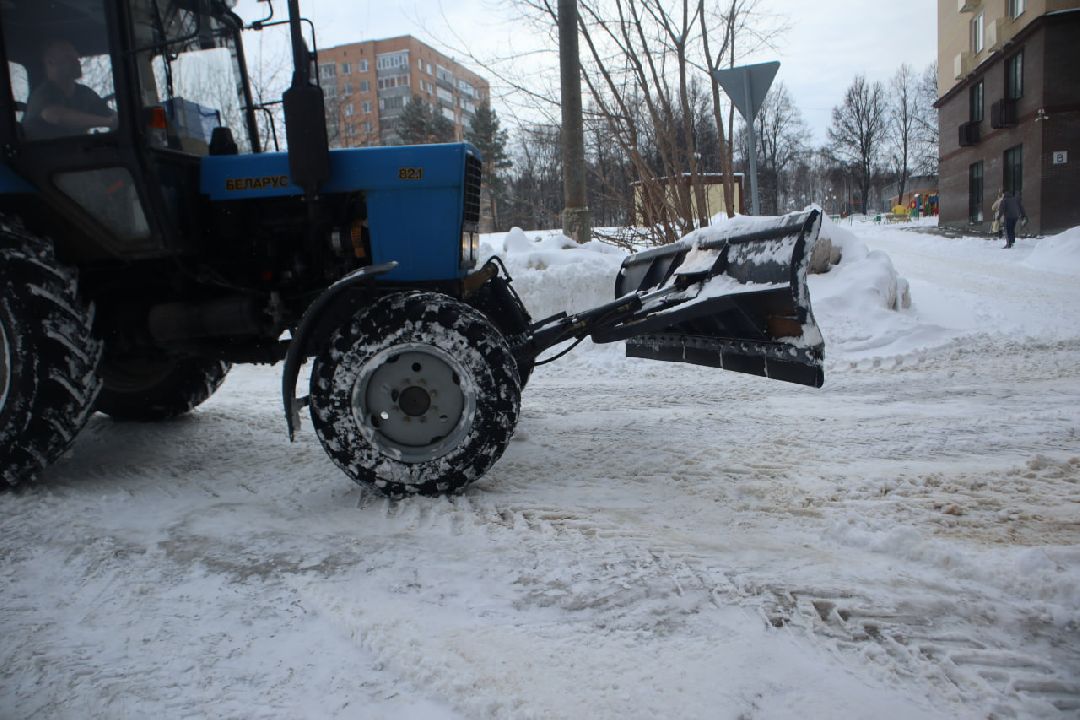 Пущино, уборка дорог, ЖКХ