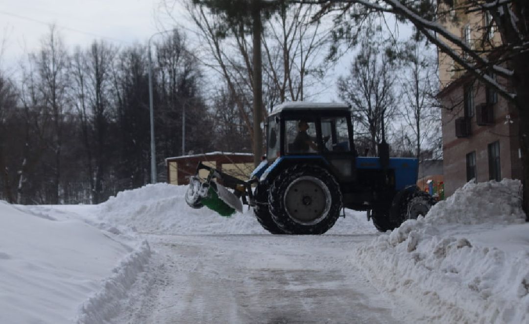 Пущино, уборка дорог, ЖКХ