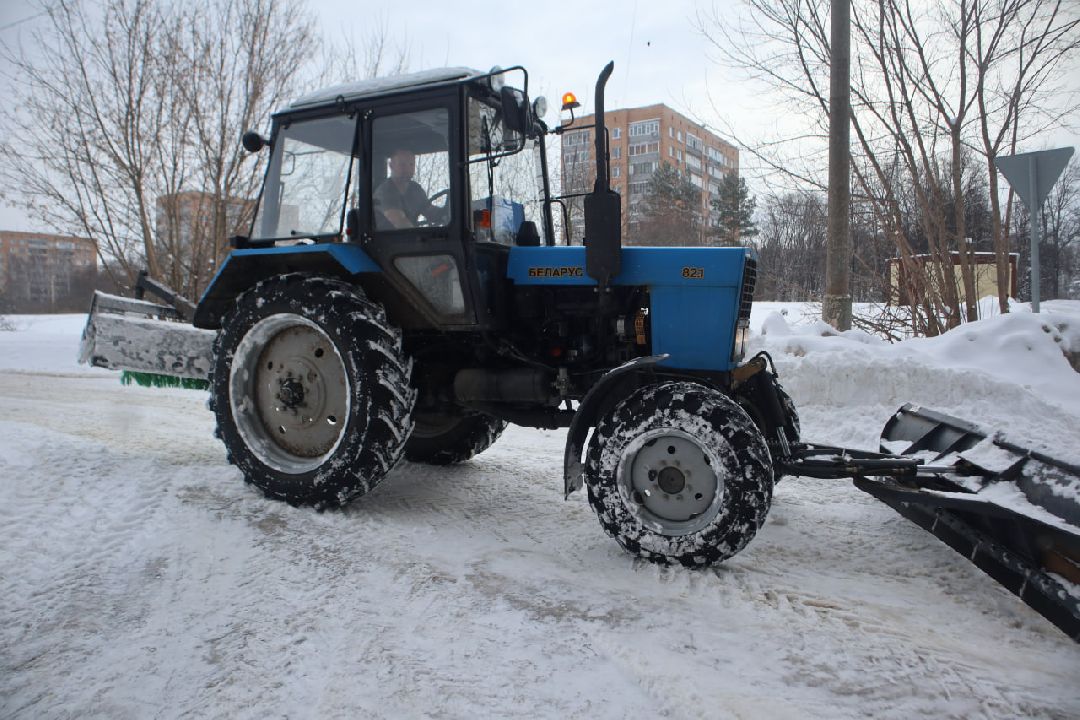 Пущино, уборка дорог, ЖКХ