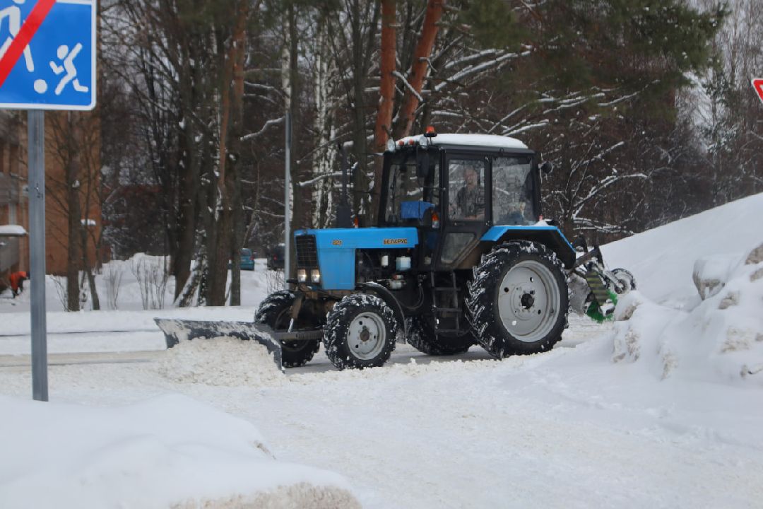 Пущино, уборка дорог, ЖКХ