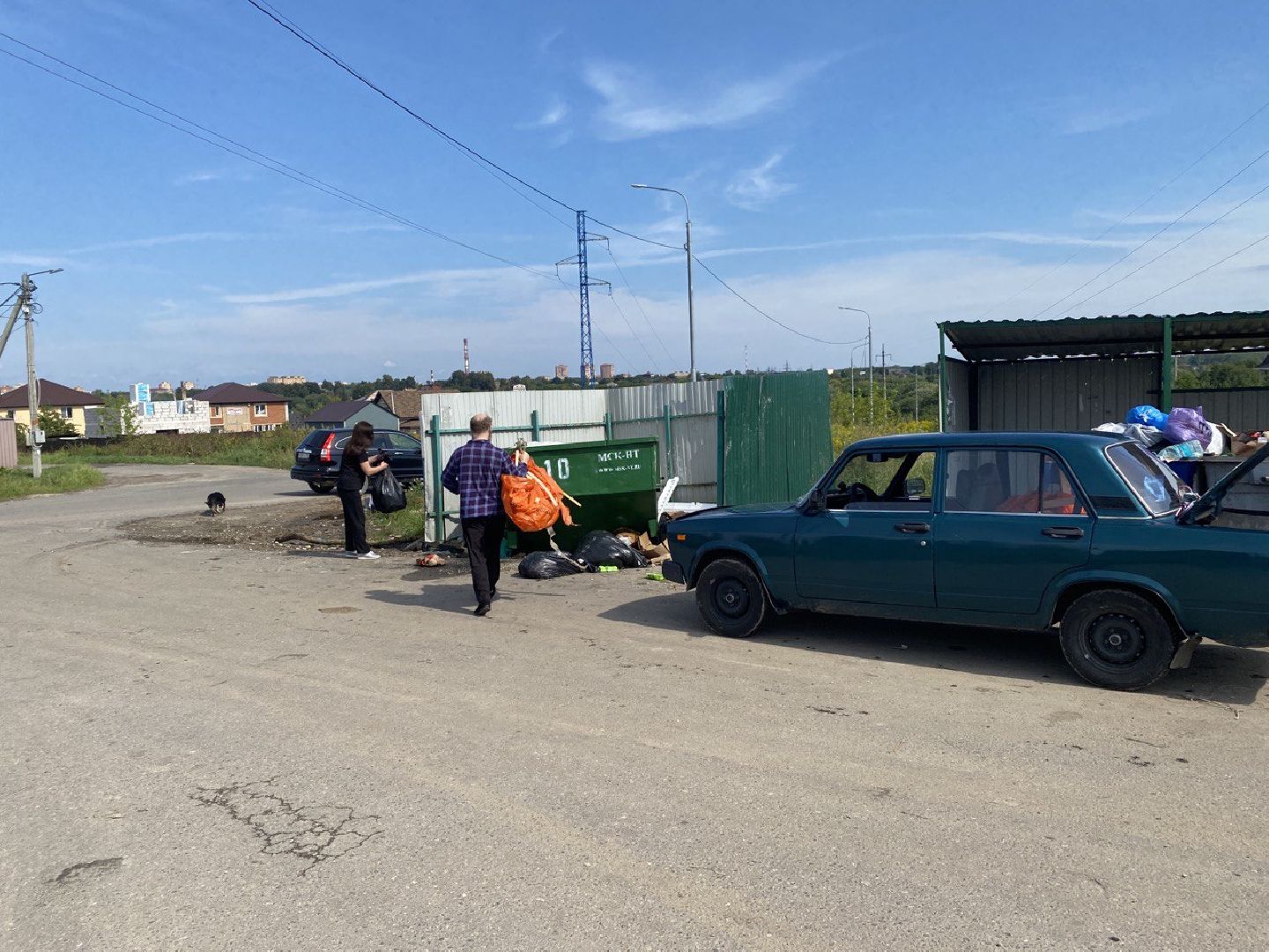 Чехов, ГУСТ, рейд, контейнерная площадка, мусор