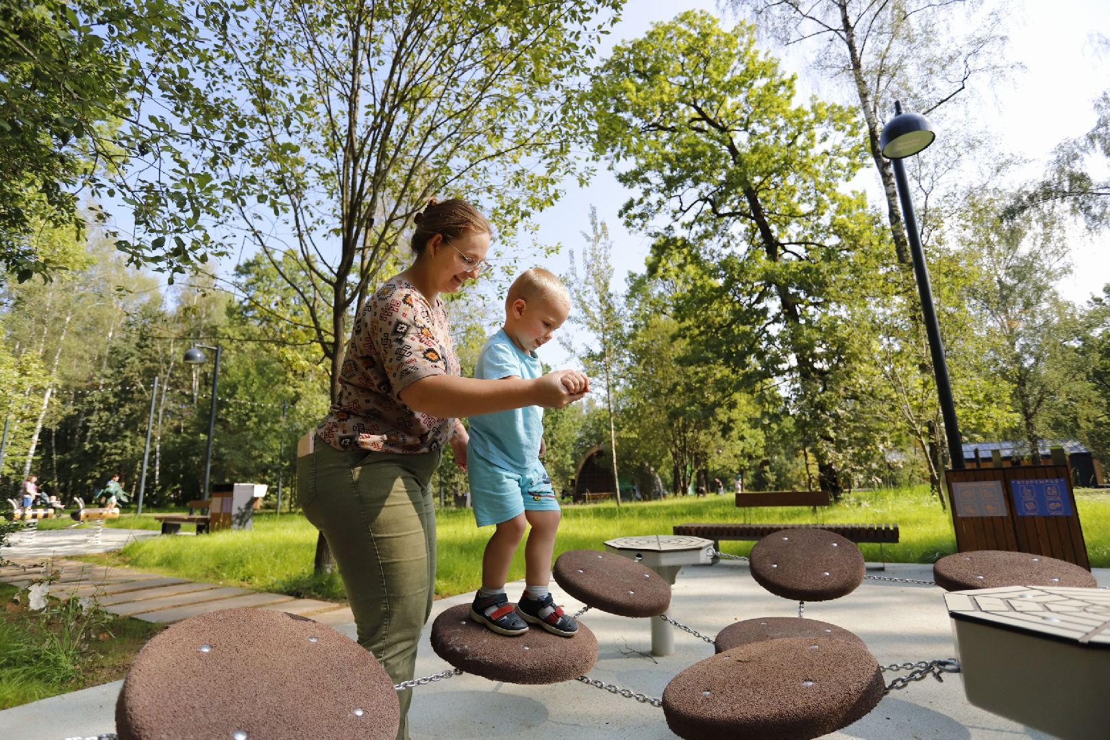 благоустройство, лесопарк, открытие лесопарка, Фрязино