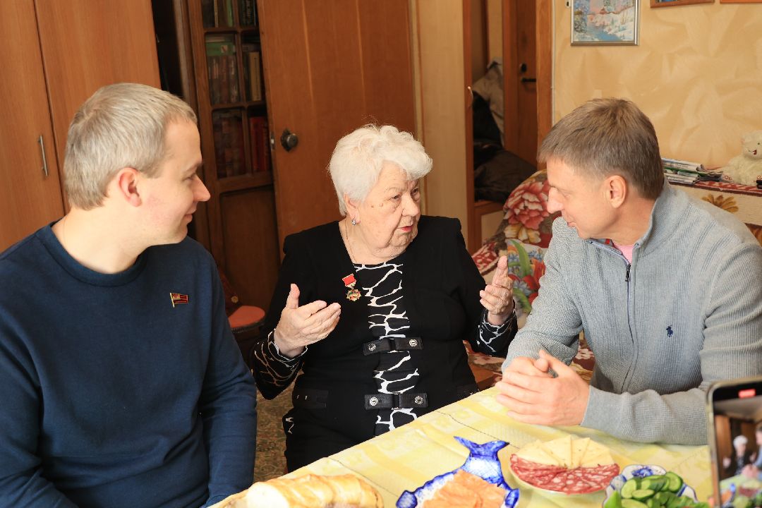 Ветеран ВОВ, 8 Марта, поздравление, Дзержинский