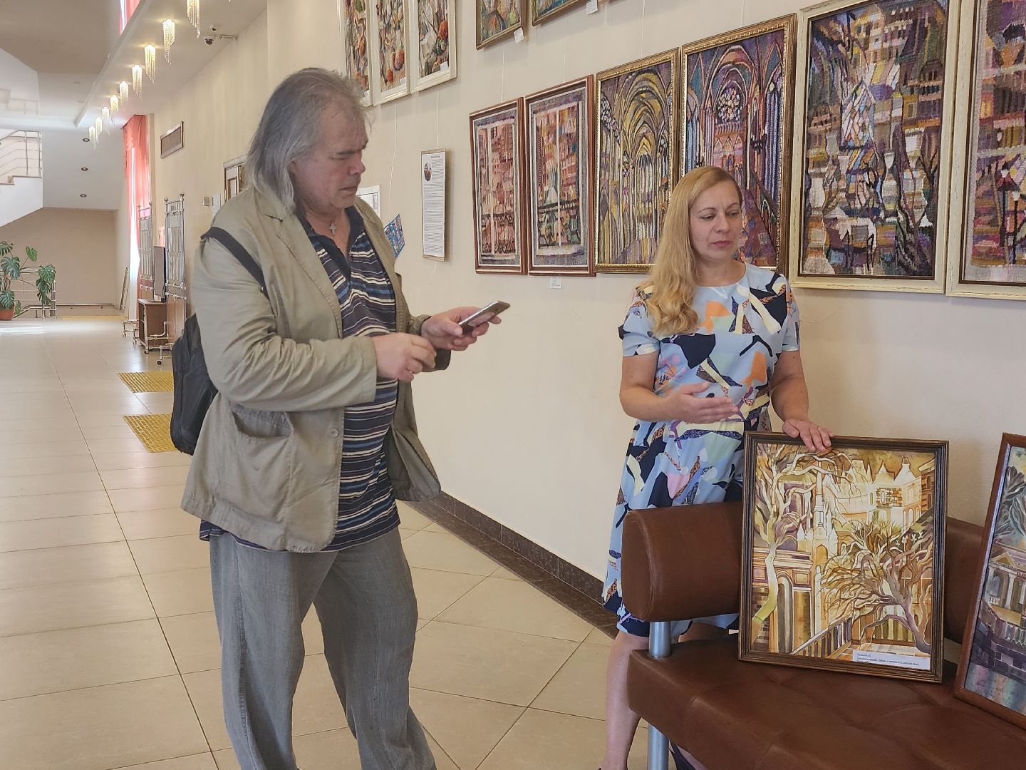 Звенигород, культура, открытие выставки, художница Ирина Пискарёва