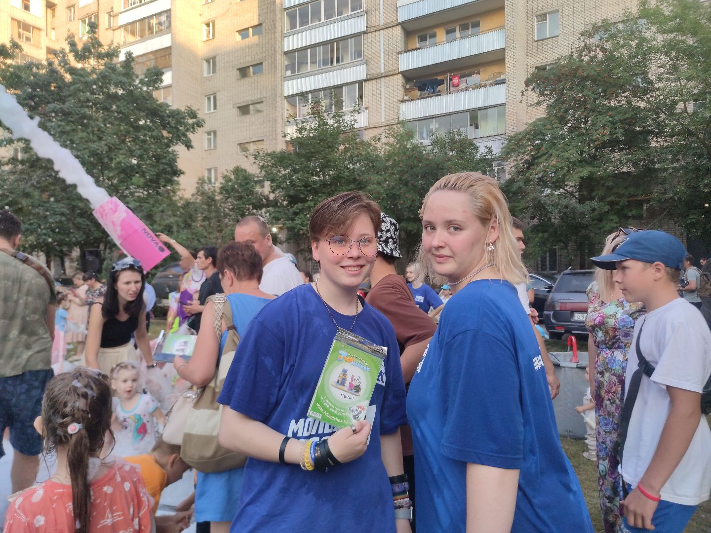 Волонтеры, Дубна, дети, каникулы, праздник