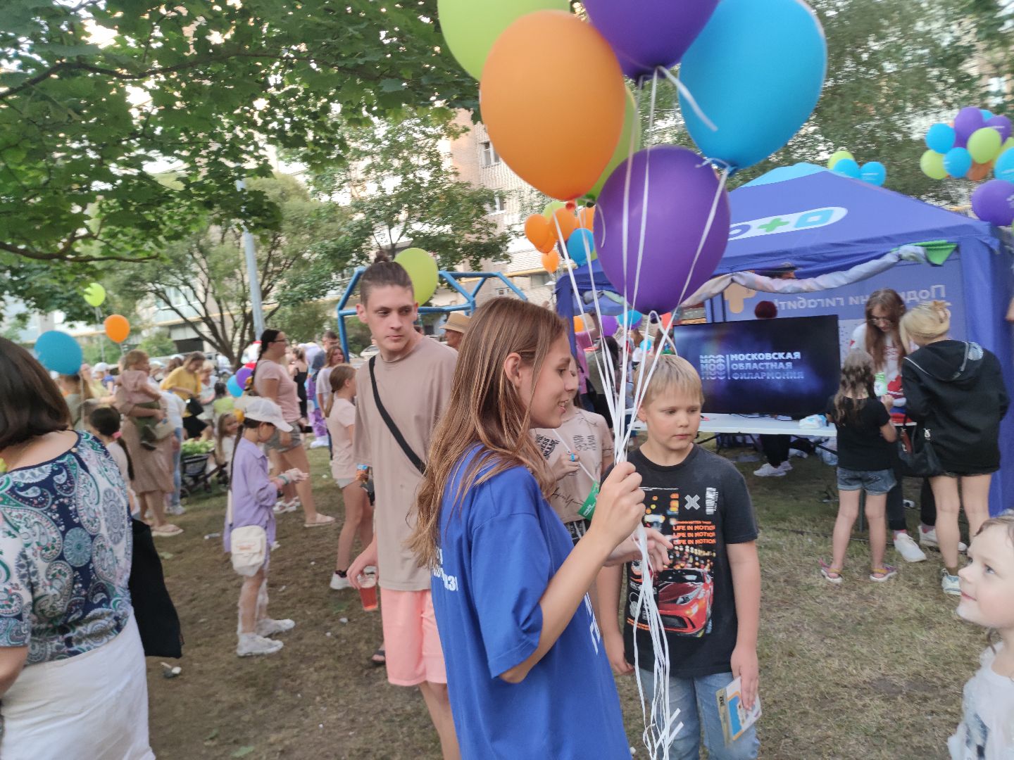 Волонтеры, Дубна, дети, каникулы, праздник