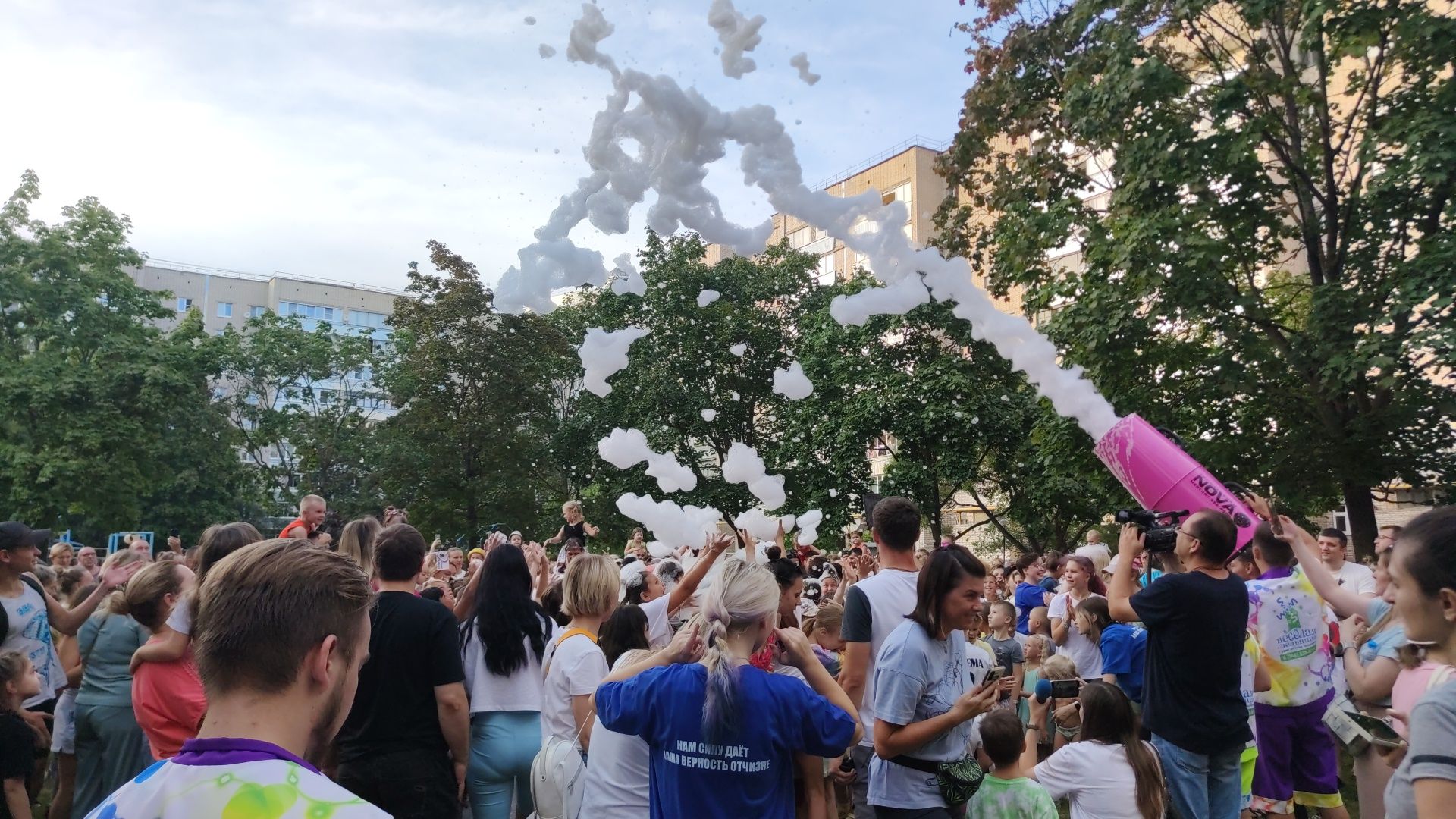 Волонтеры, Дубна, дети, каникулы, праздник