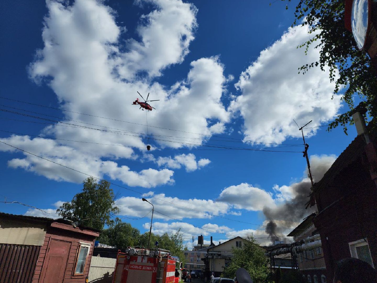 пожар, Ногинск, МЧС, администрация, ЧС