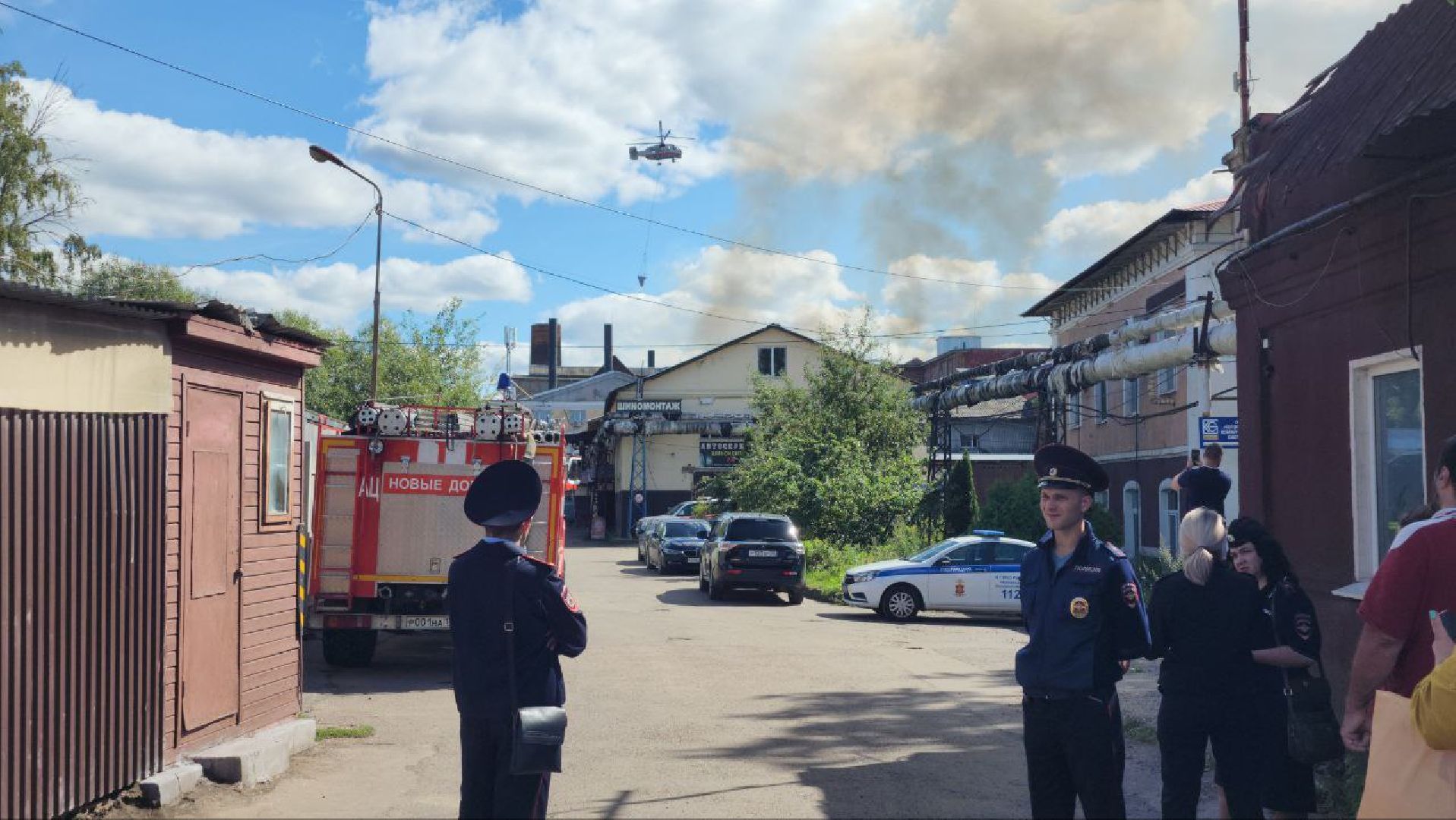пожар, Ногинск, МЧС, администрация, ЧС