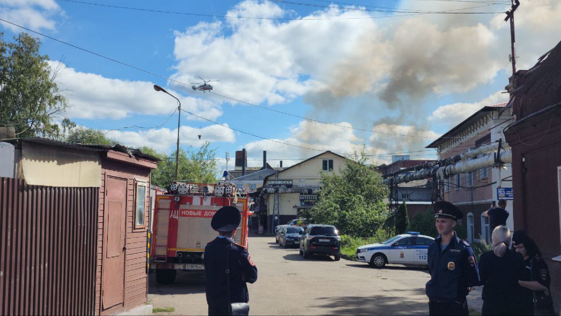 пожар, Ногинск, МЧС, администрация, ЧС