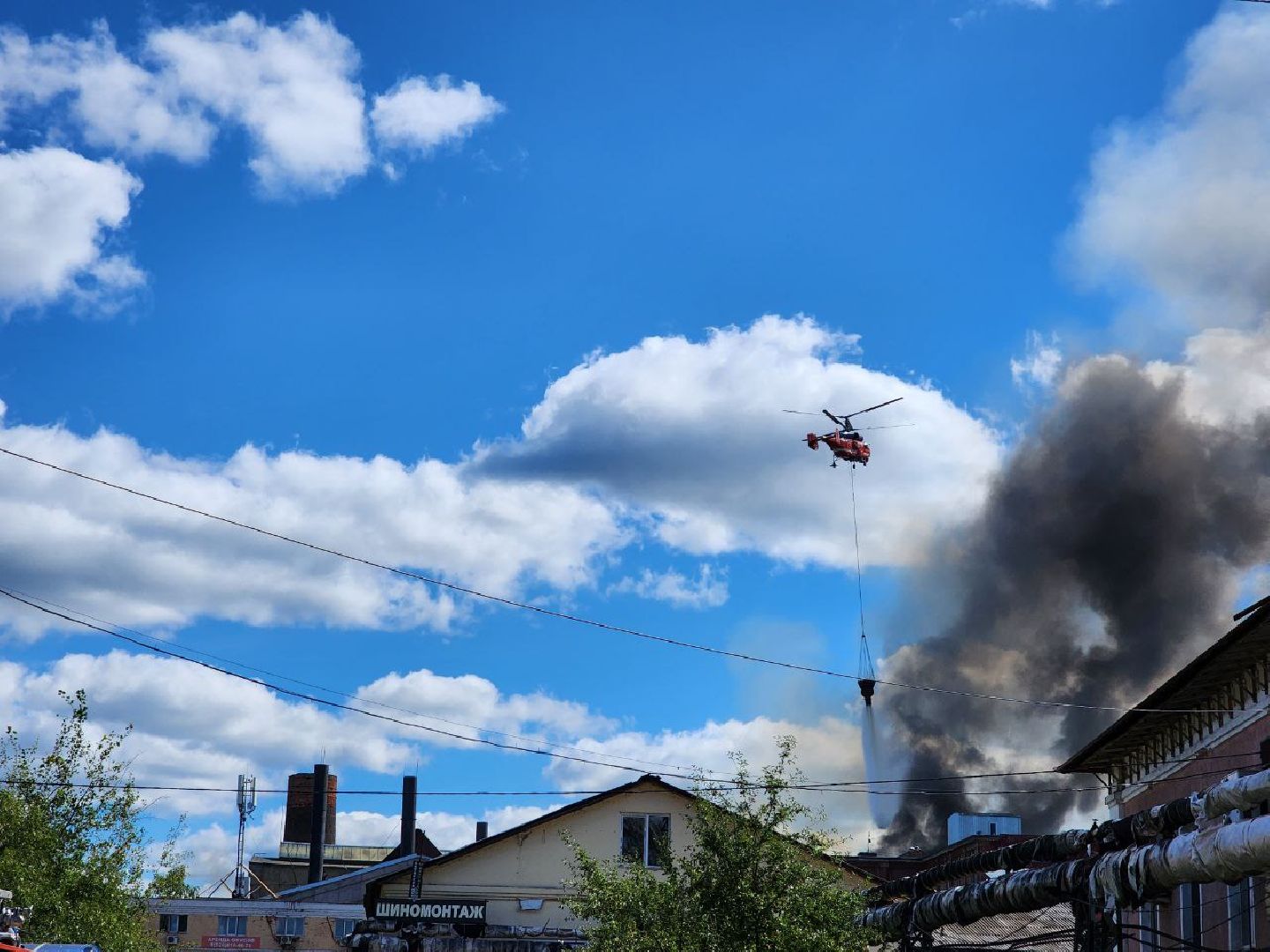 пожар, Ногинск, МЧС, администрация, ЧС