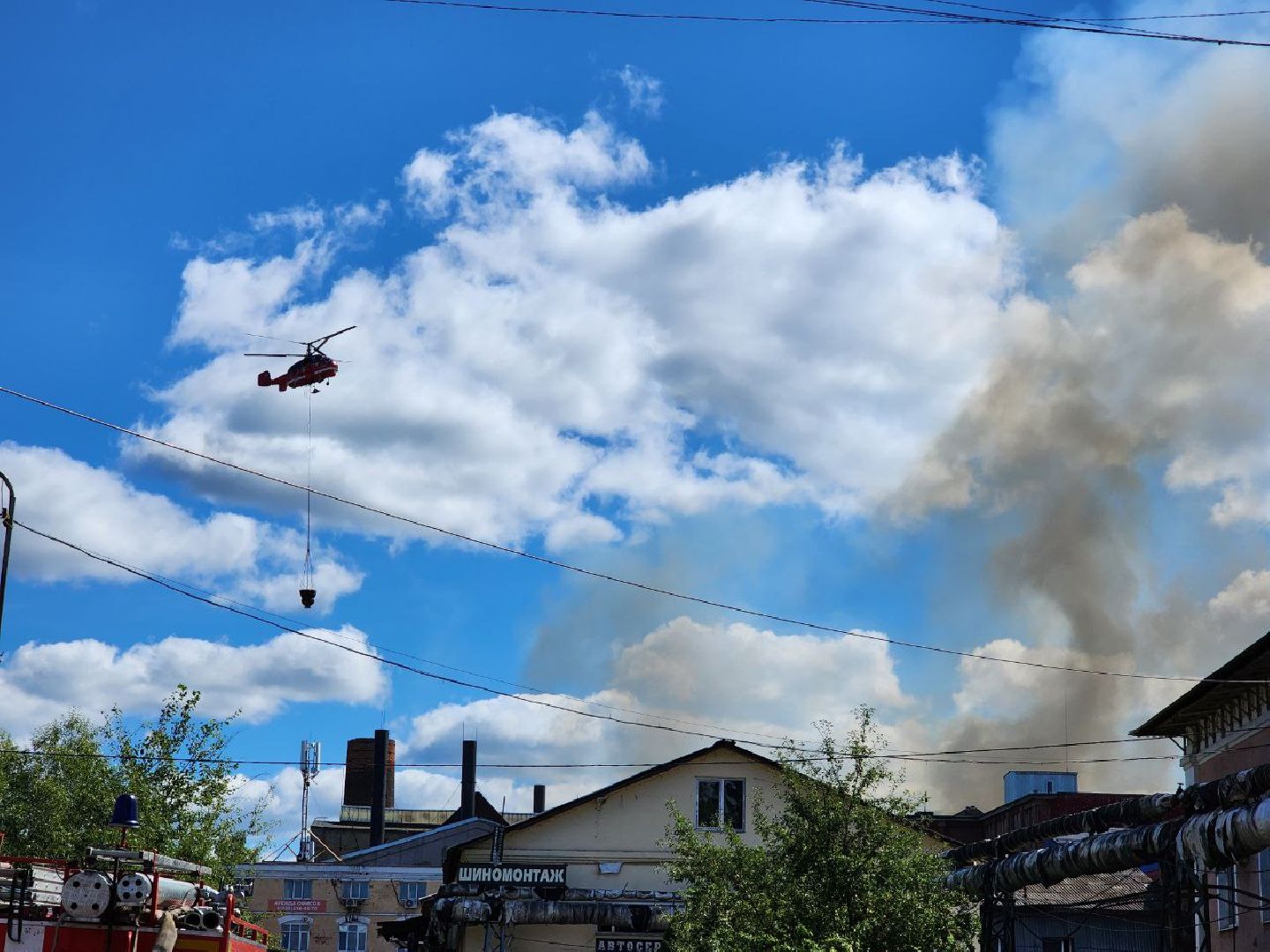 пожар, Ногинск, МЧС, администрация, ЧС