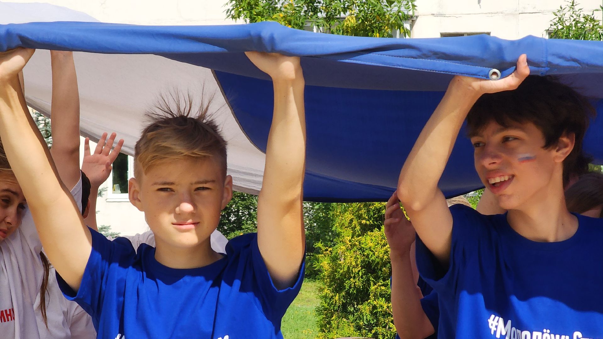 Ступино, флаг России, молодежь Ступино