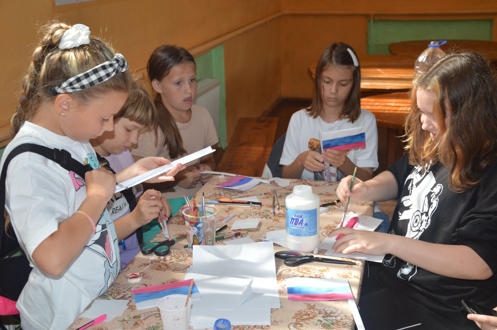 Шатура, Керва, письма на фронт, День флага, триколор,