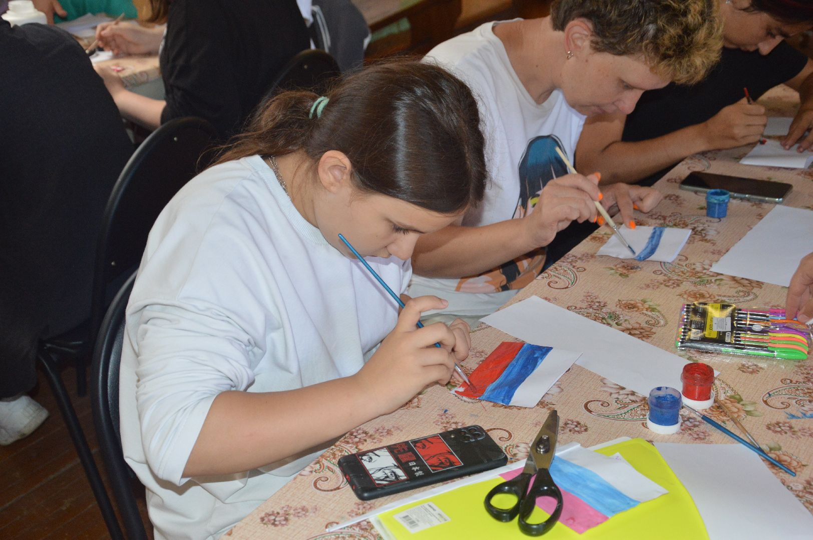 Шатура, Керва, письма на фронт, День флага, триколор,