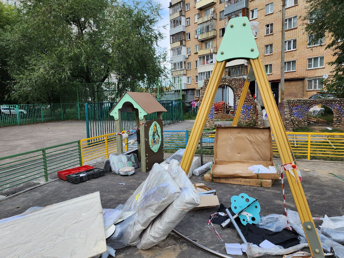 Серпухов, Подмосковье, благоустройство, детская площадка, губернатор