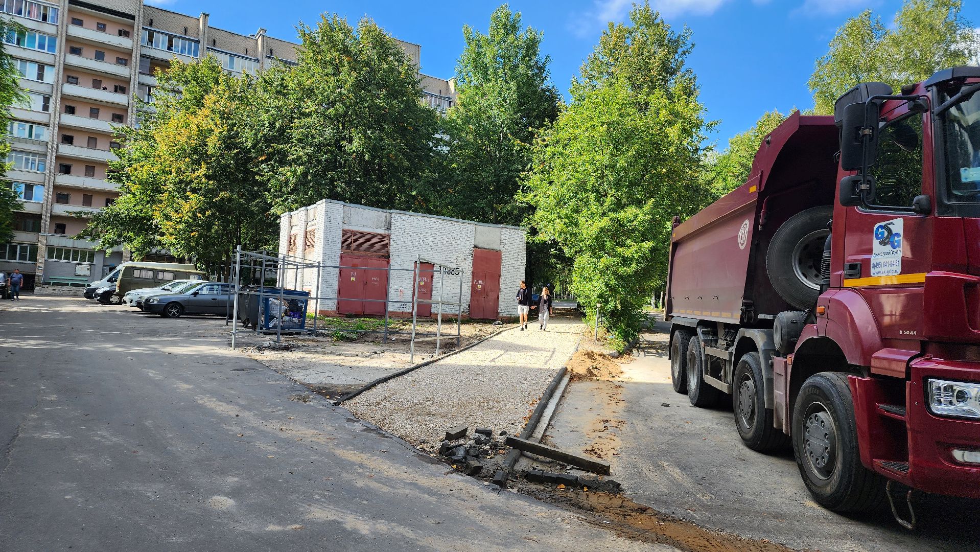 пешеходная дорога, Протвино, благоустройства, Лесной бульвар, тротуар