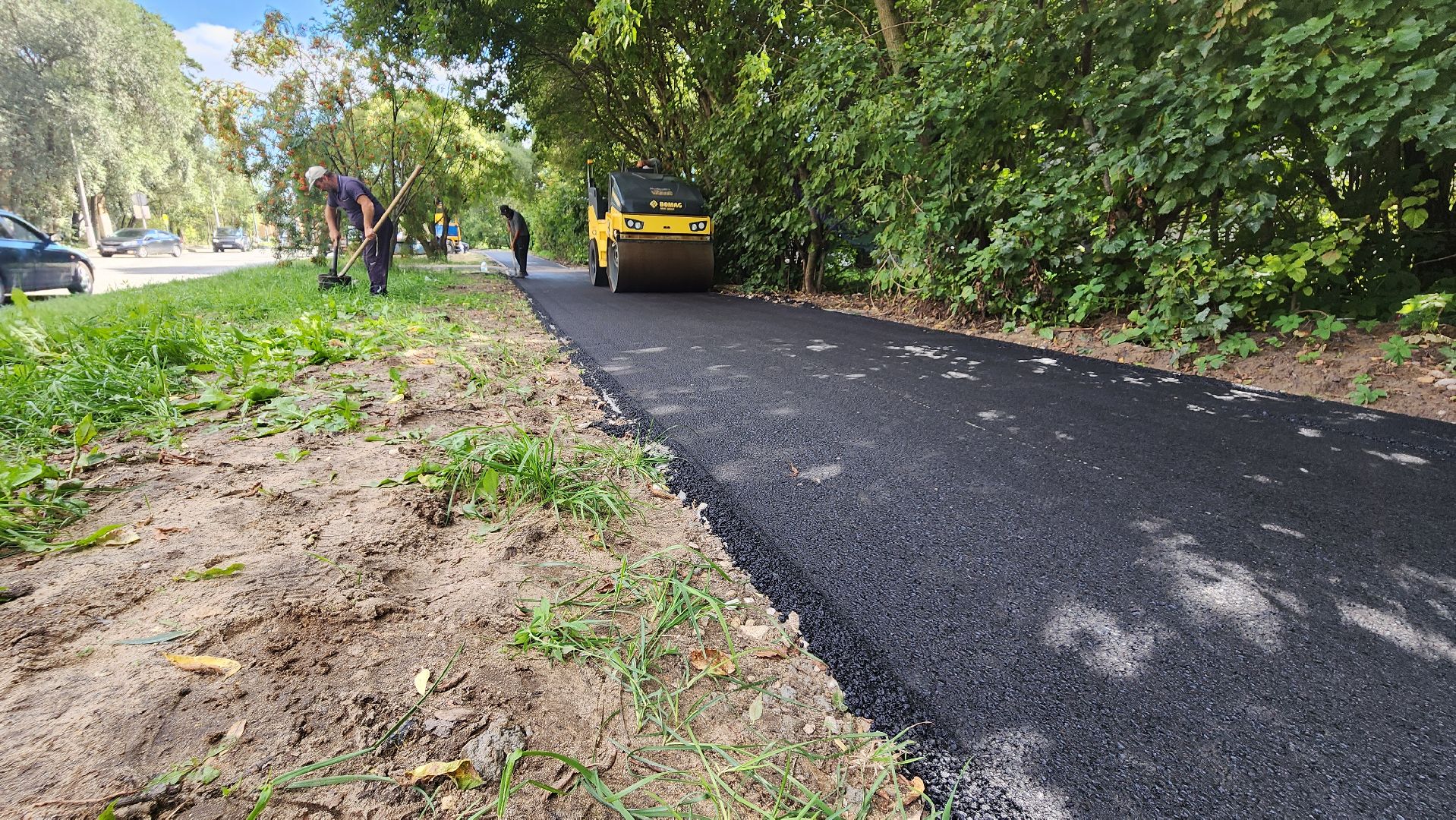 пешеходная дорога, Протвино, благоустройства, Лесной бульвар, тротуар