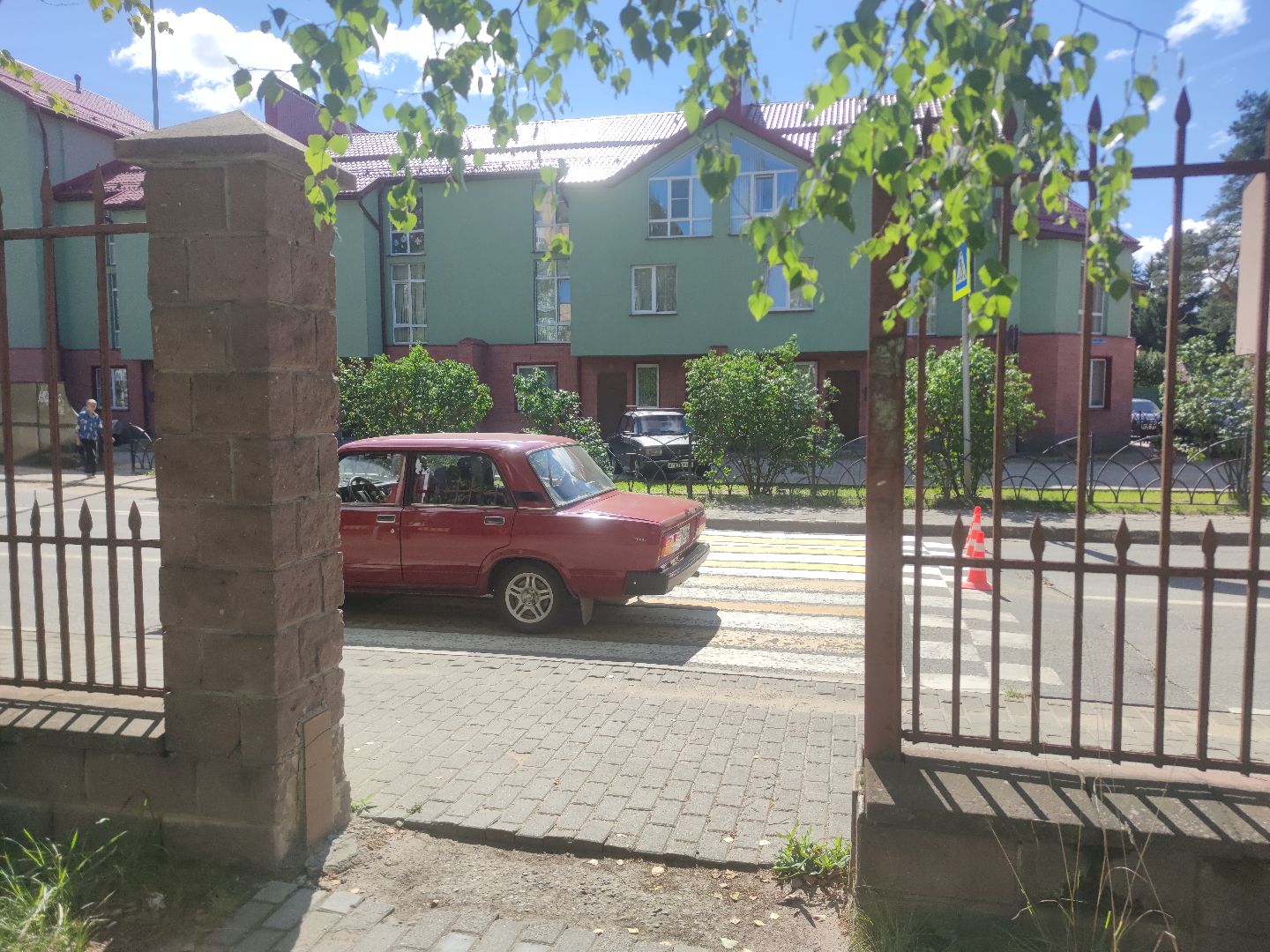 Дороги, разметка, пешеходный переход, Дубна