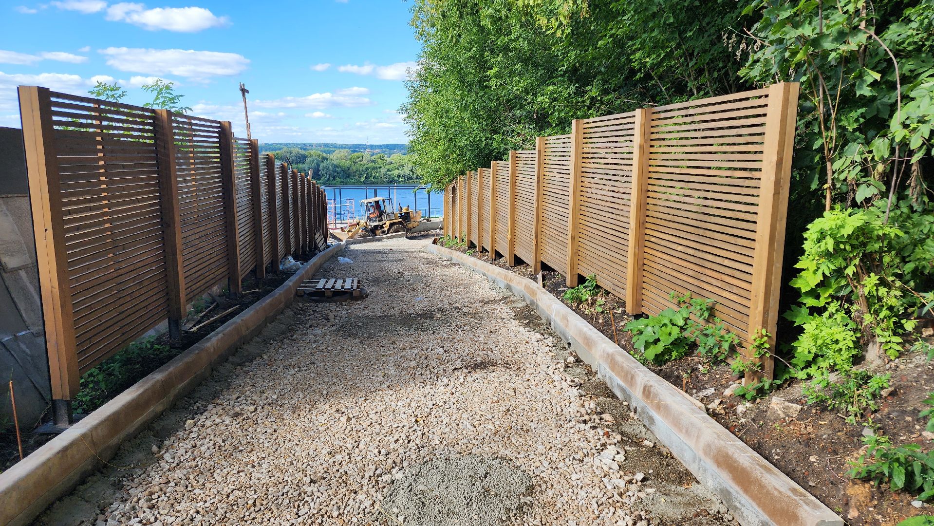 Кашира, набережная, благоустройство, детская площадка, освещение