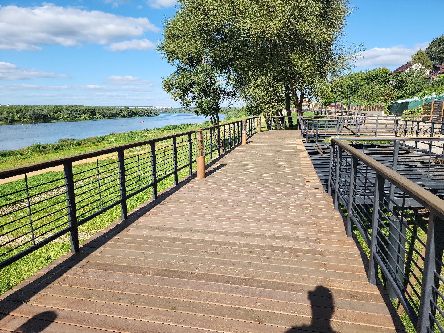 Кашира, набережная, благоустройство, детская площадка, освещение