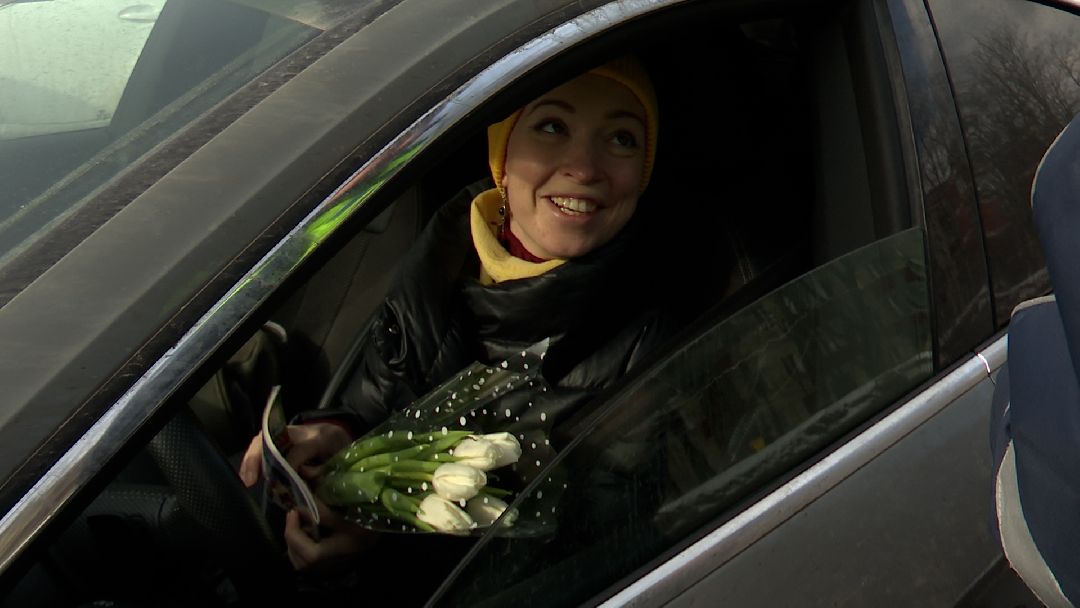 ГИБДД, Цветы для автоледи, женщина за рулем, нарушение, ПДД, водитель, Реутов