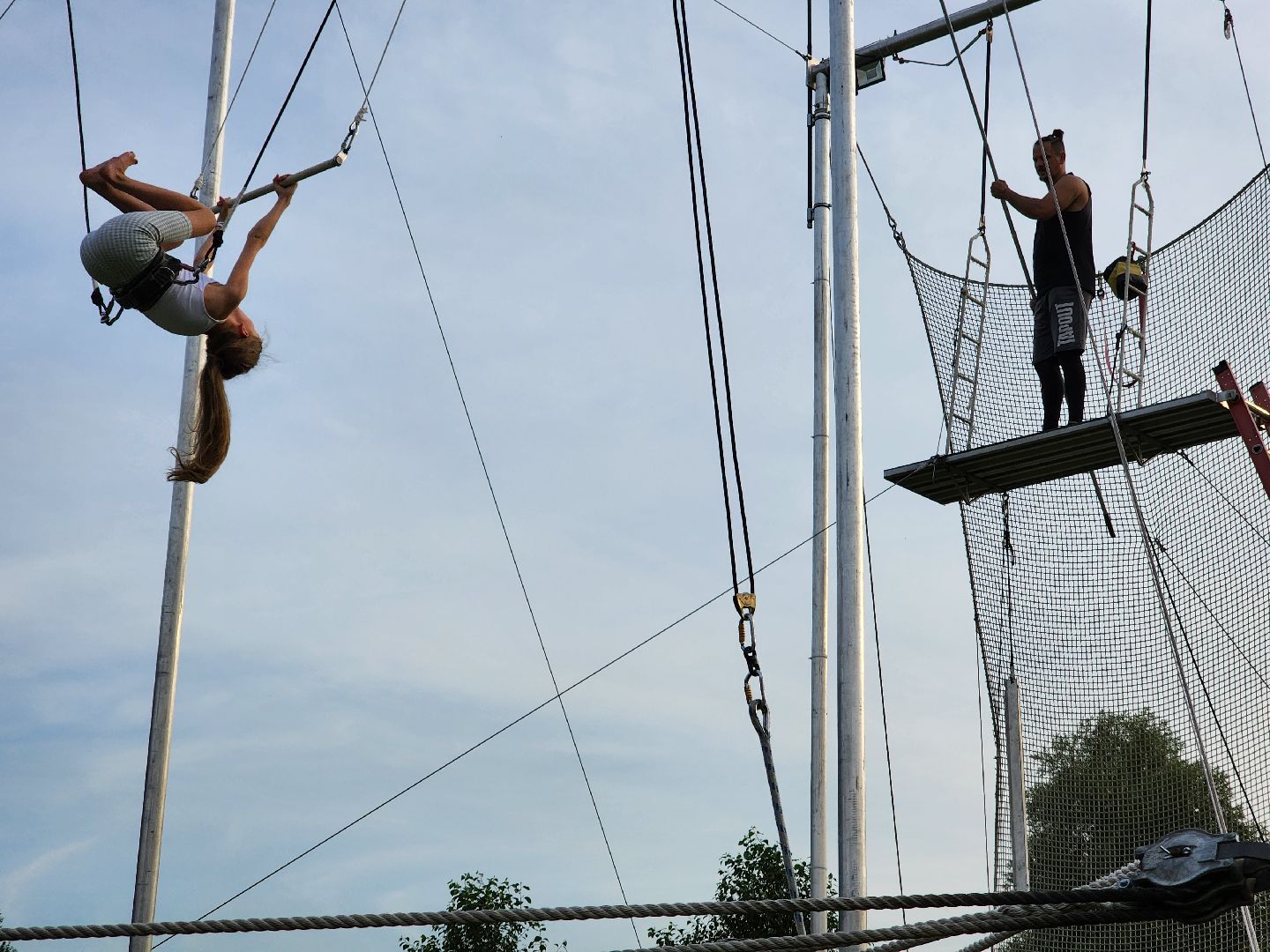 Одинцово, Сколково, спорт, трапеция, трюк, трюкач, акробат, гимнаст, каскадёр, испытано на себе, журналист - акробат
