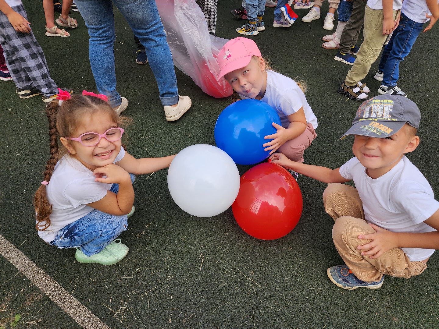 дети, детский сад, праздник, день флага, Лосино-Петровский