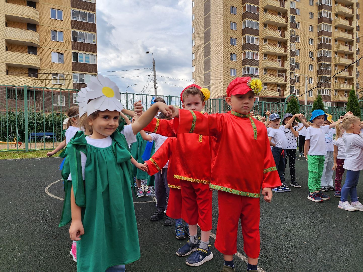 дети, детский сад, праздник, день флага, Лосино-Петровский
