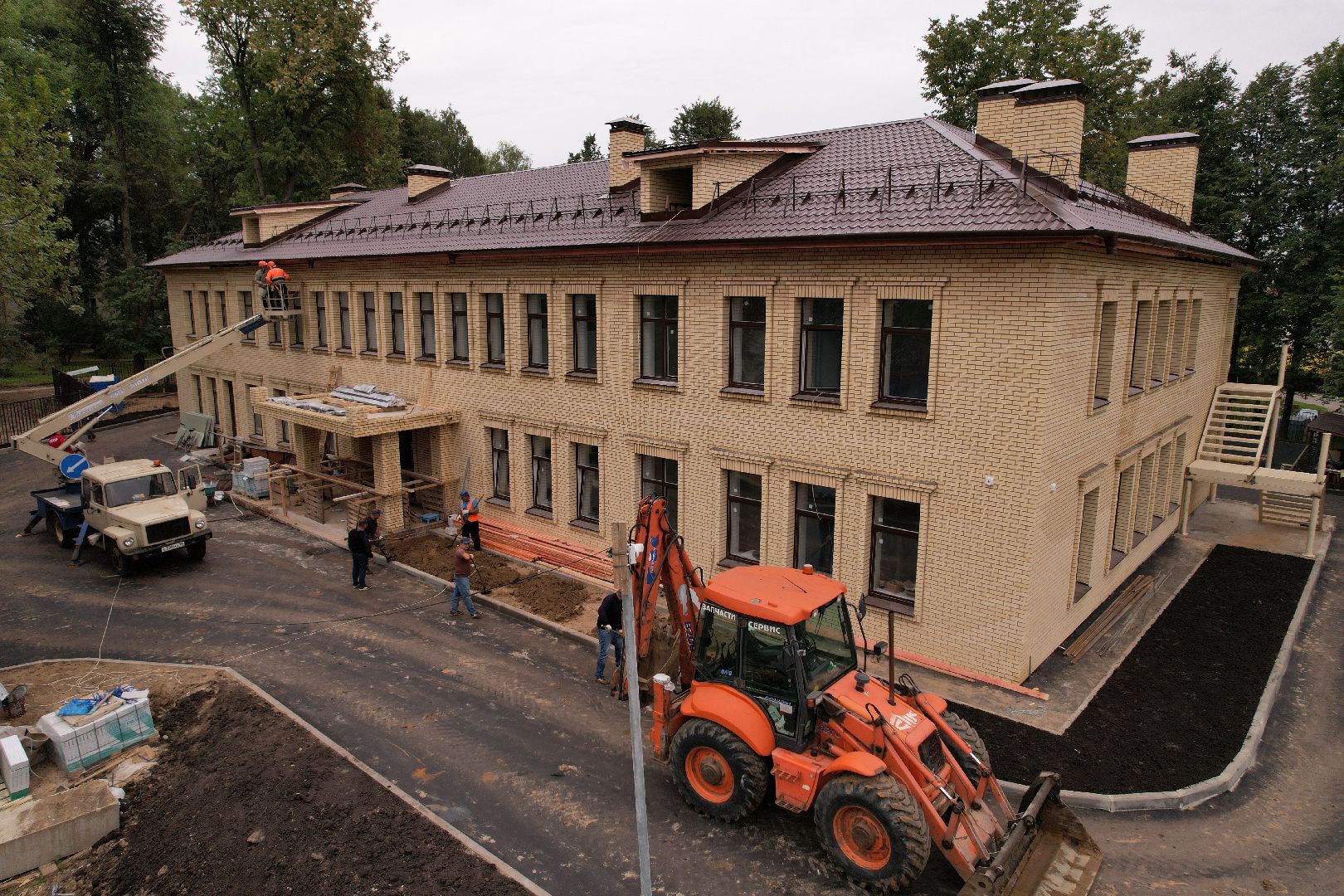 садик, образование,видео с коптера,