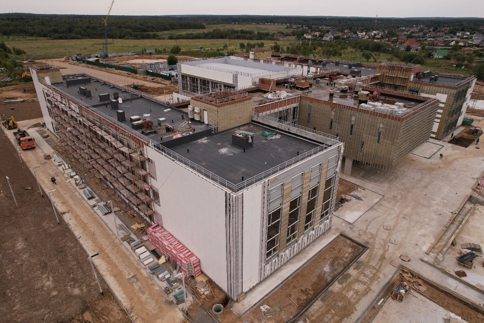 школа, садик,видео с коптера,