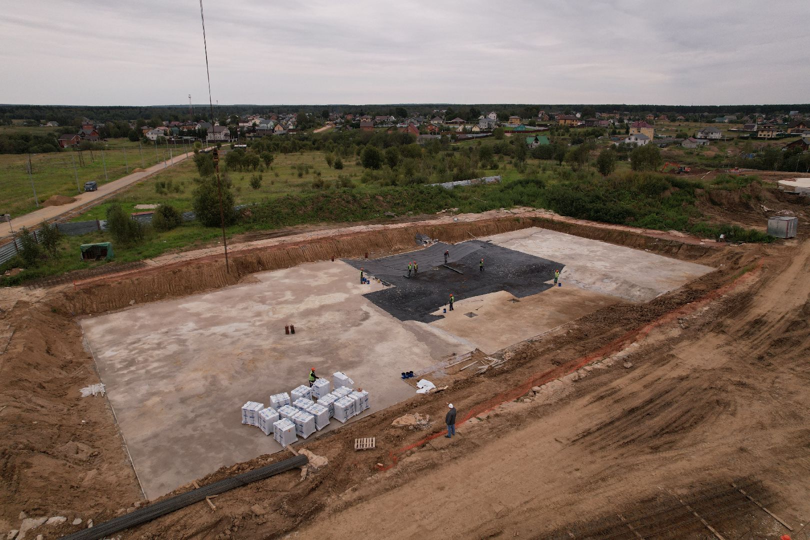 школа, садик,видео с коптера,