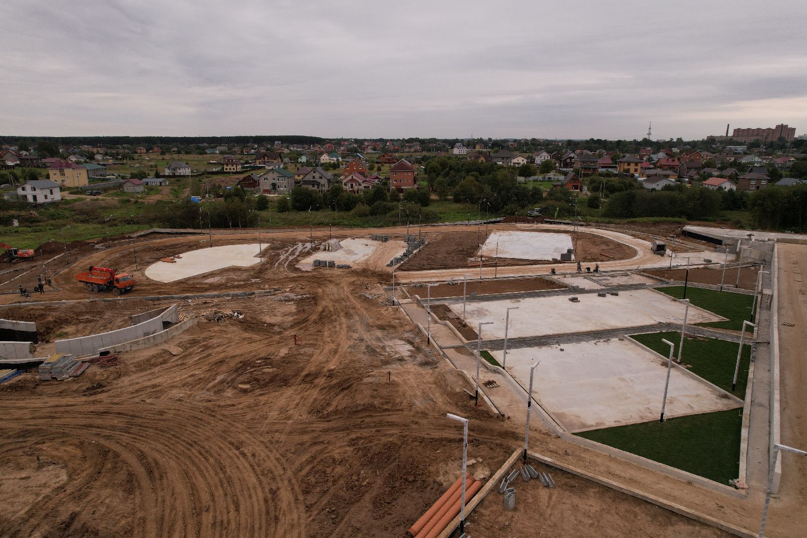 школа, садик,видео с коптера,