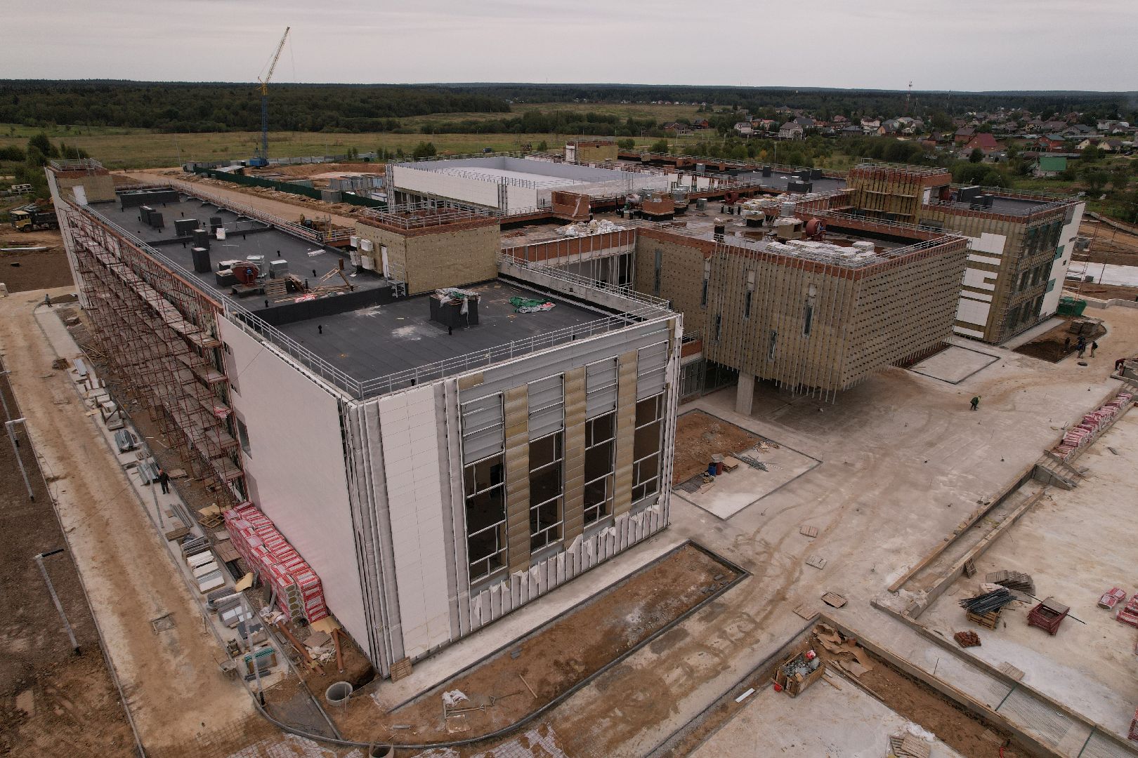 школа, садик,видео с коптера,