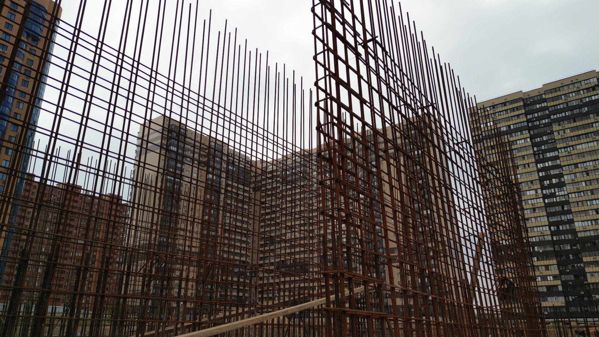 школа, строительство,видео с коптера,