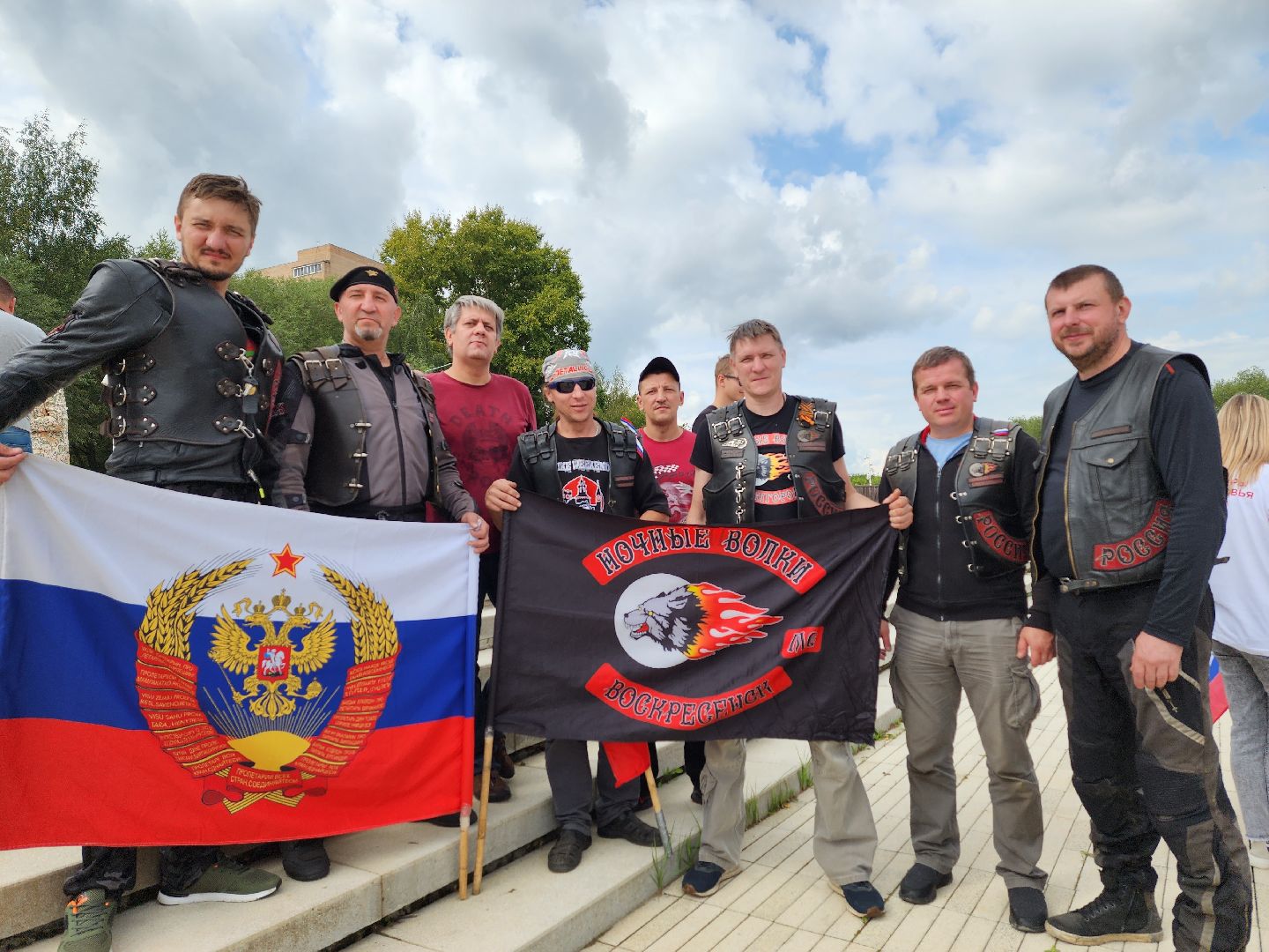 день флага, воскресенск, новороссийск, Ночные волки