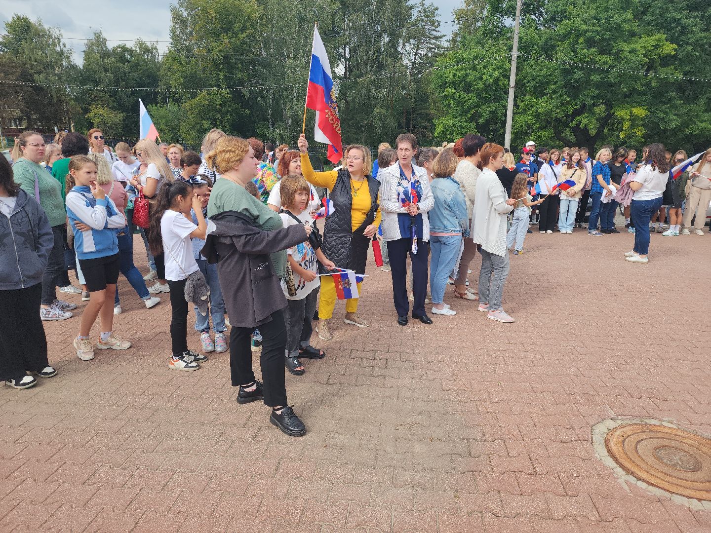 Кашира, День государственного флага России, Россия, флаг, праздник