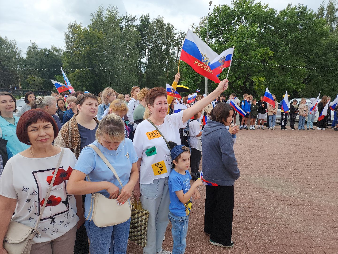 Кашира, День государственного флага России, Россия, флаг, праздник