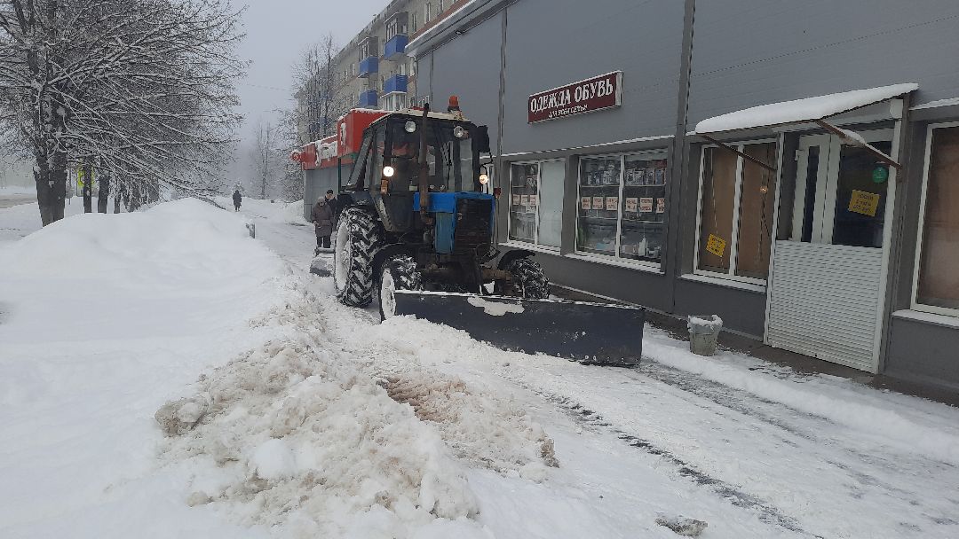 ЖКХ, взвесь, уборка снега, Шатура, форс-мажор