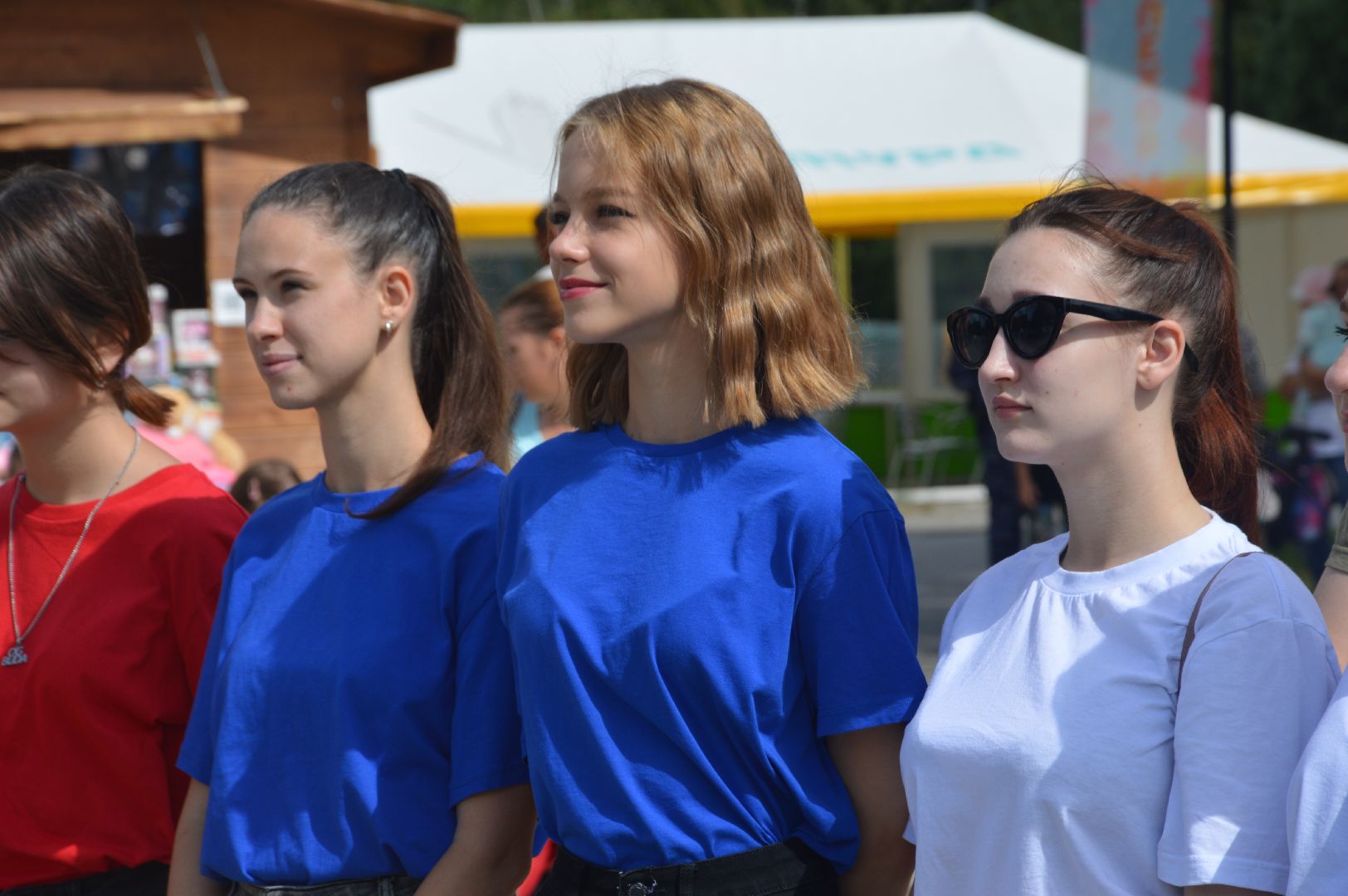 Шатура, День флага, парк, флешмоб, триколор