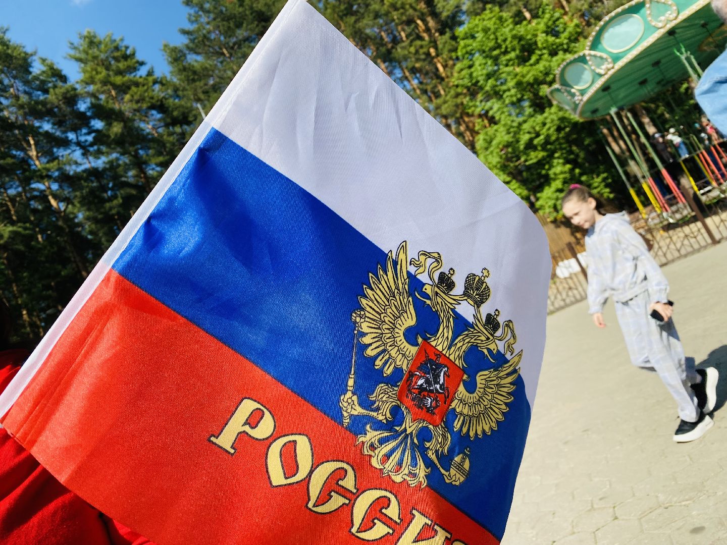 Домодедово, флаг россии, патриотизм, Российский триколор, выставка флагов, парк Елочки