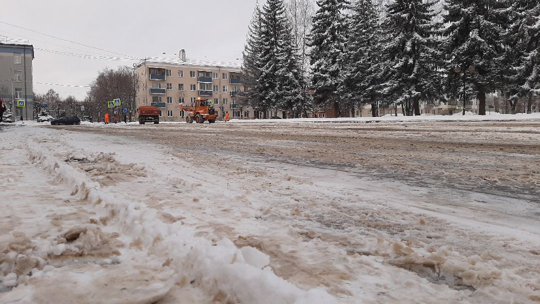 снег, ЖКХ, Серпухов