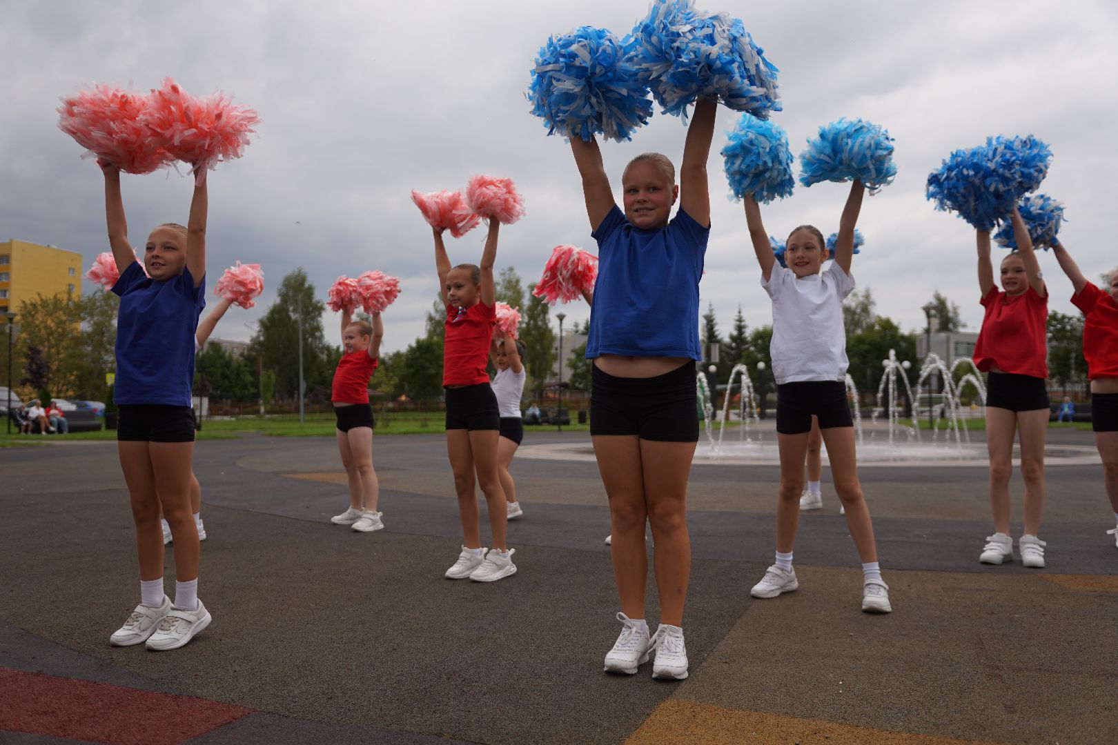 Егорьевск, парк, дети, день флага россии, природа, культура, подмосковье,