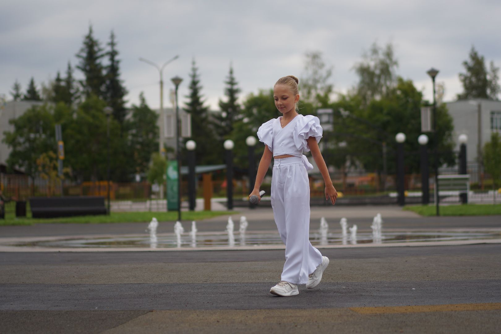 Егорьевск, парк, дети, день флага россии, природа, культура, подмосковье,