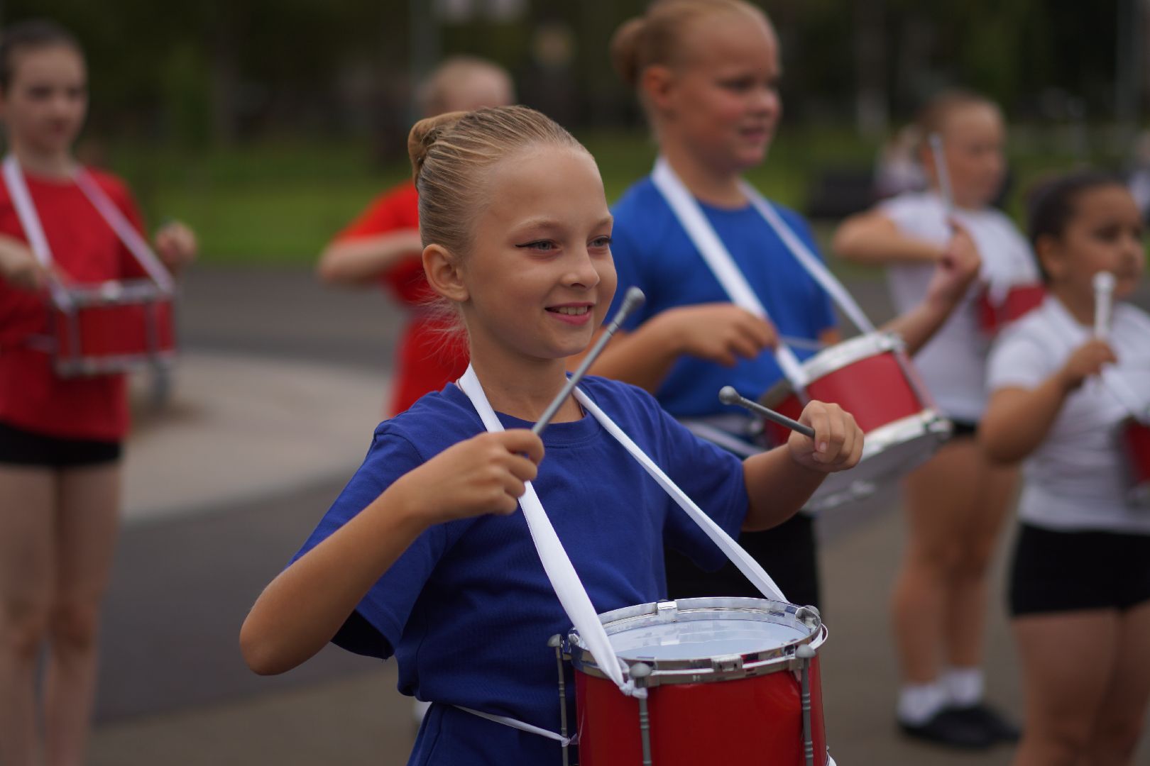 Егорьевск, парк, дети, день флага россии, природа, культура, подмосковье,